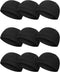 SATINIOR 9 Pcs Cool Skull Cap Helmet Liner Cooling Sweat Moisture-Wicking Beanie Cycling Running Quick-Dry Caps for Men Women...